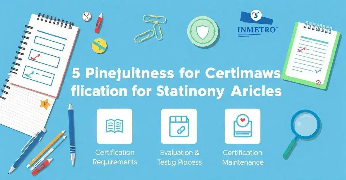 Sobre INMETRO: 5 Exigências para Certificação de Artigos de Papelaria