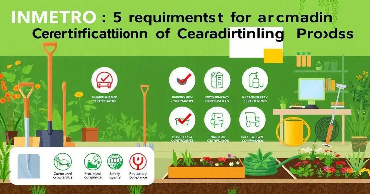 Sobre INMETRO: 5 Exigências para Certificação de Produtos de Jardinagem