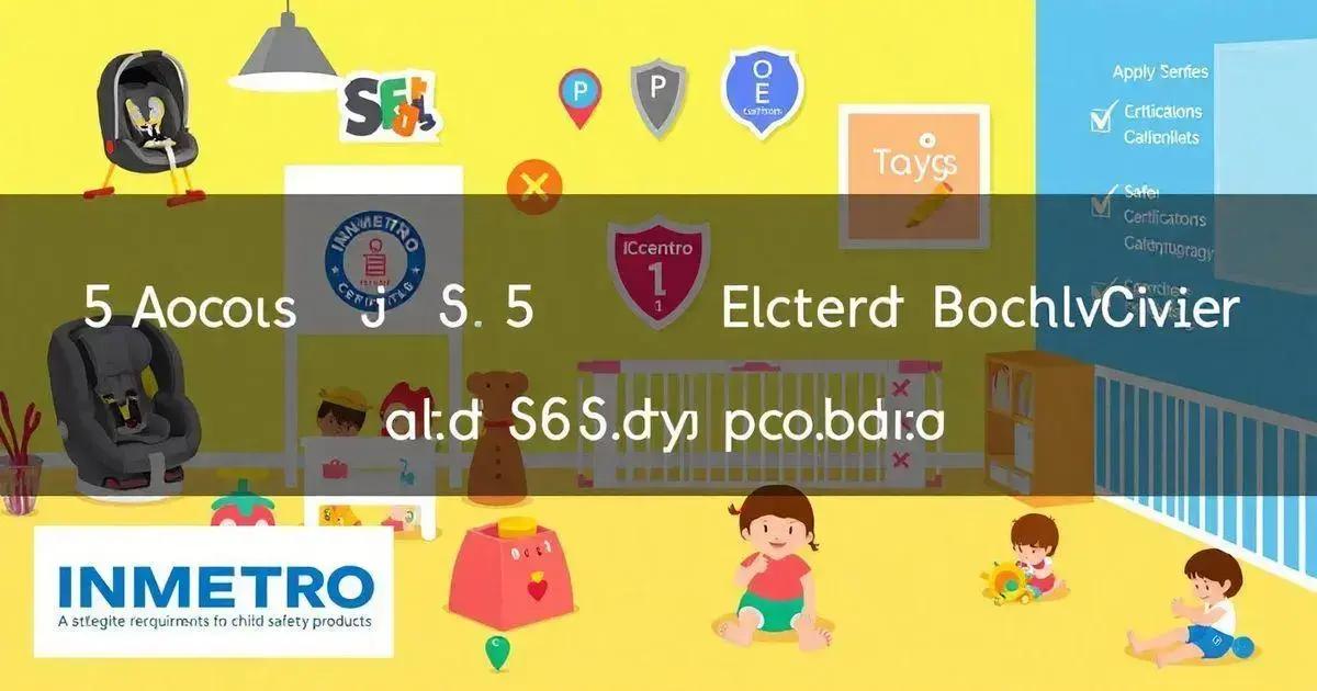 Sobre INMETRO: 5 Exigências para Certificação de Produtos de Segurança Infantil