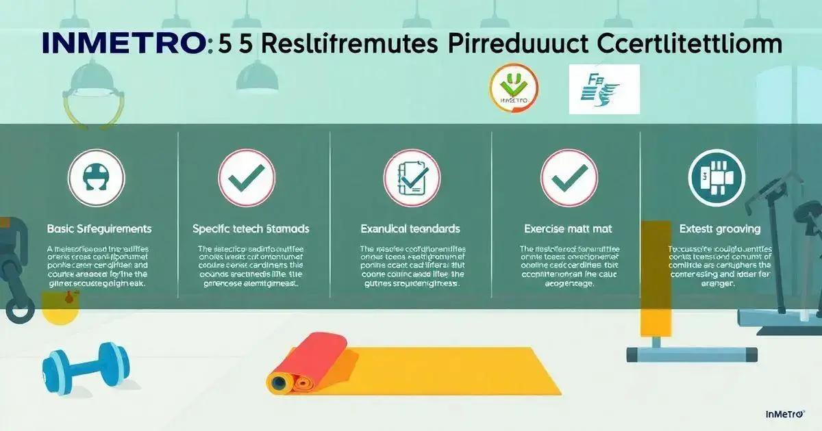 Sobre INMETRO: 5 Exigências para Certificação de Produtos Fitness