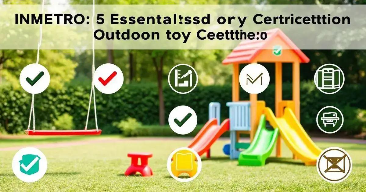 Sobre INMETRO: 5 Normas Essenciais para Certificação de Brinquedos Externos