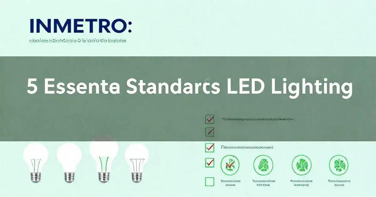 Sobre INMETRO: 5 Normas Essenciais para Iluminação LED