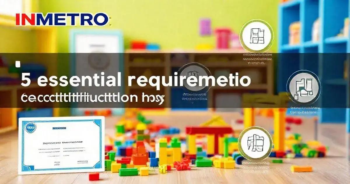 Sobre INMETRO: 5 Requisitos Essenciais para Certificação de Brinquedos de Montagem