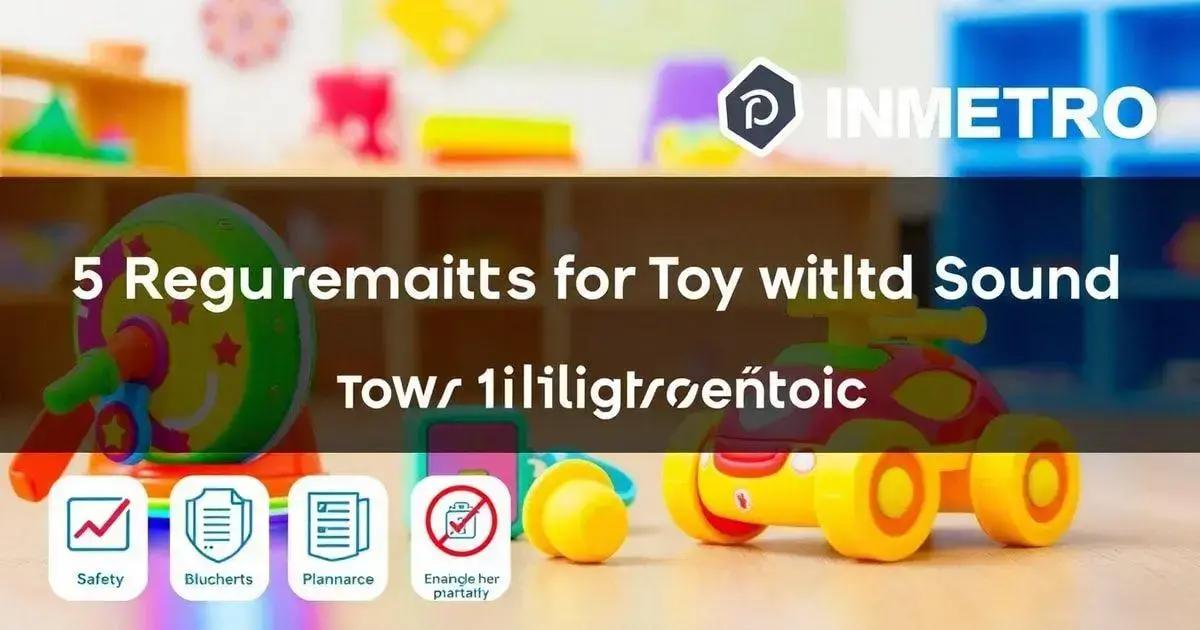 Sobre INMETRO: 5 Requisitos para Certificação de Brinquedos com Luz e Som