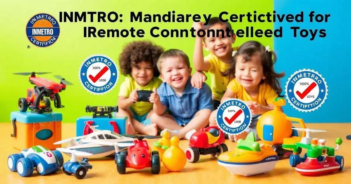 Sobre INMETRO: Certificação Obrigatória para Brinquedos de Controle Remoto