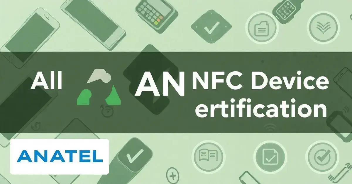 Tudo sobre ANATEL: Certificação NFC para Dispositivos